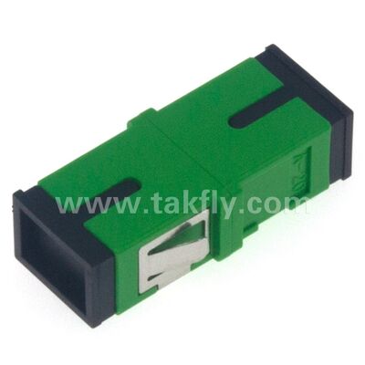 SC Zirconia Sleeve Fiber Optic Adaptörü Duplex Seçeneği ve Flangeless Yapısı ile
