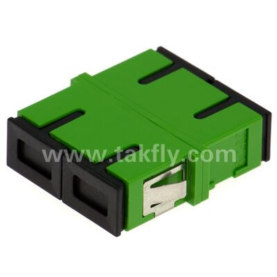 SC Zirconia Sleeve Fiber Optic Adaptörü Duplex Seçeneği ve Flangeless Yapısı ile