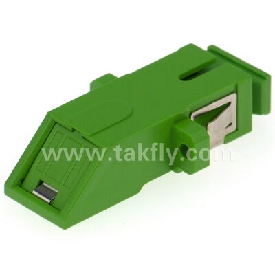 SC Zirconia Sleeve Fiber Optic Adaptörü Duplex Seçeneği ve Flangeless Yapısı ile