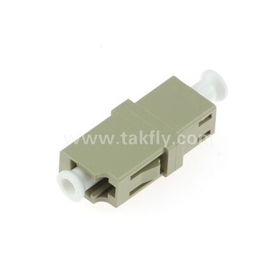 SC Fiber Optic Adapter ️ Zirkonya Kol, Flangeless veya Duplex-Flanged, SM/MM için, -40 ~ 85 °C İşlem