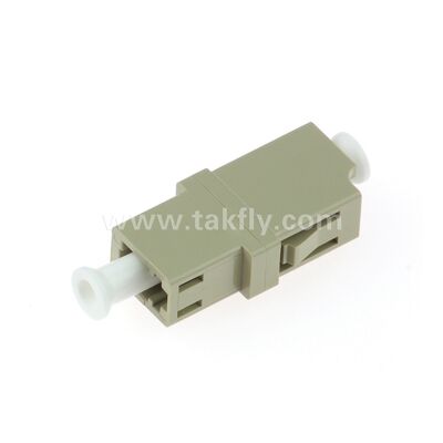 SC Fiber Optic Adapter ️ Zirkonya Kol, Flangeless veya Duplex-Flanged, SM/MM için, -40 ~ 85 °C İşlem