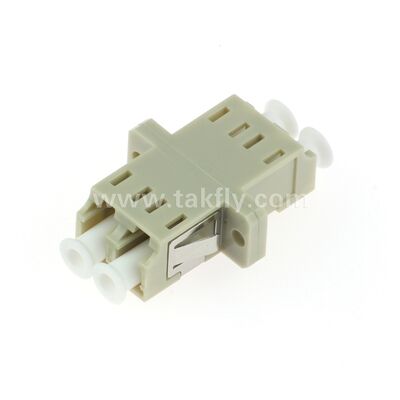 SC Fiber Optic Adapter ️ Zirkonya Kol, Flangeless veya Duplex-Flanged, SM/MM için, -40 ~ 85 °C İşlem