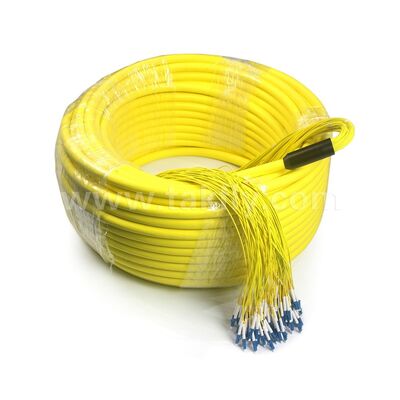 Fiber Optic Patch Cords 96Cores LC-LC Telekom Veri Merkezi için Ön Bitiş Patchcord