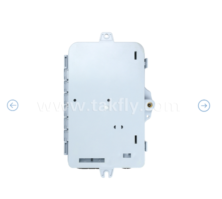 Fiber Optic Termination Box FTKS-1805-04A, 4 SC/APC SM SX Adaptörü, Pigtail yüklü, FTTH FTTx Splicing Distribution Splitting Storage Cable Management Enclosure Duvar Montajı