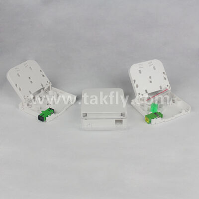 1 Port Fiber Optic Termination Box, SC LC Simplex Duplex Adaptörü, Yüzey Montaj Duvar Plağı, Splicing Fiber Box Yok, Express Port Kablo Yönetimi, OEM Özel Logo, FTTH FTTx Çalışma Alanı Alt Sistemi