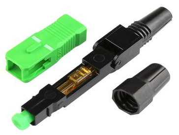 DF-5501 SC Hızlı Bağlantıcı ️ FTTH Drop Kablosu için önceden cilalanmış, aletsiz