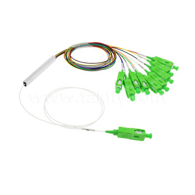 FTTH/FTTX Optik Dağıtım Ağları için 0,9 mm Fiberli 1×9 Kanallı PLC Ayırıcı