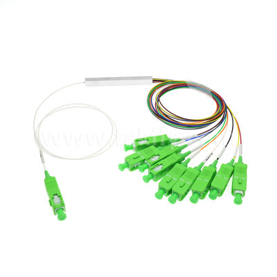 FTTH/FTTX Optik Dağıtım Ağları için 0,9 mm Fiberli 1×9 Kanallı PLC Ayırıcı