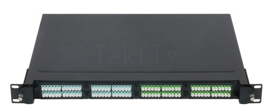 1U 19" MPO/MTP Yüksek yoğunluklu yama paneli    4 kaset yuvası, raf montajı