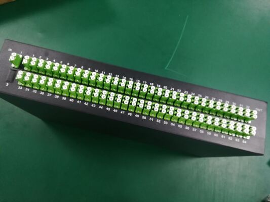 1×128 Yüksek Port Sayımı PLC Splitter Rack Mount Patch Panel Ultra Yüksek yoğunluklu FTTX Dağıtım