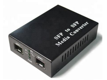 10-100-1000M SFP'den SFP medya dönüştürücü