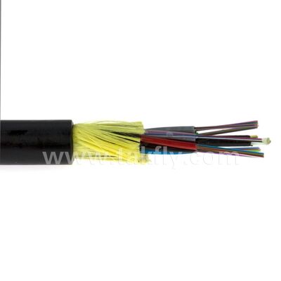 ADSS-100M Tüm-Dielectric Kendiliğinden Desteklenen Hava Fiber Optic Kablosu 4/6/12/24/48/96 Fiber, 100m Span, Kendiliğinden Desteklenen Hava Kuruluşu