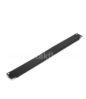 1U Boş Patch Panel – 19" Raf Montajlı Dolgu Paneli