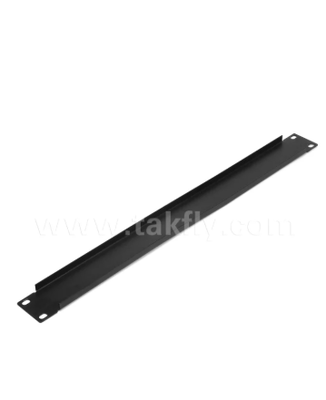 1U Boş Patch Panel – 19" Raf Montajlı Dolgu Paneli