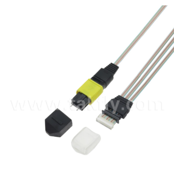MTP 12CH×3'ten 36 Kanal Fiber Array Montajı 3×12CH MTP Konektörleri 36CH V-Groove FAU'ya, Düşük Giriş Kaybı, 1.6T Optik Alıcılar ve Ortak Paketlenmiş Optikler (CPO) için