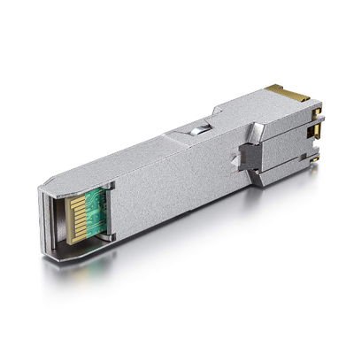 1000BASE-T Copper SFP Transceiver with 1.25Gbps Speed, 100m Range, and Low EMI