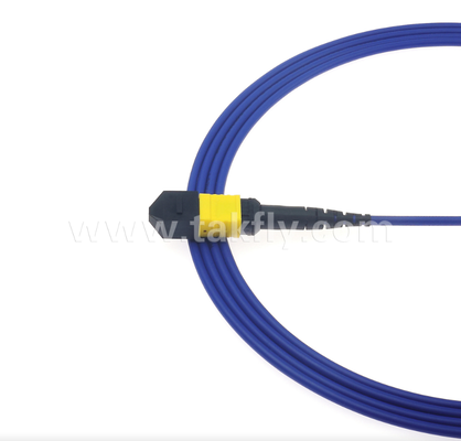 Zırhlı MPO / MTP Patch Cord FTTA / Endüstriyel / Madencilik için kemirgen hasarını ve ezilmesini önleyen sağlam metal kılıf