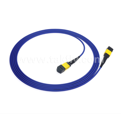 Zırhlı MPO / MTP Patch Cord FTTA / Endüstriyel / Madencilik için kemirgen hasarını ve ezilmesini önleyen sağlam metal kılıf