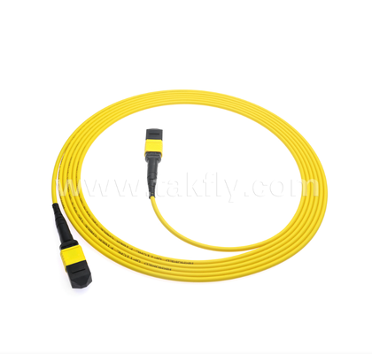 Zırhlı MPO / MTP Patch Cord FTTA / Endüstriyel / Madencilik için kemirgen hasarını ve ezilmesini önleyen sağlam metal kılıf