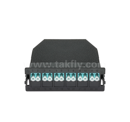 MPO/MTP to LC Pre‑terminated Cassette Module – 12‑Core or 24‑Core, LC Duplex Front Panel, Dual MPO Rear Adapters, Plug‑and‑Play for High‑Density Data Center Cabling