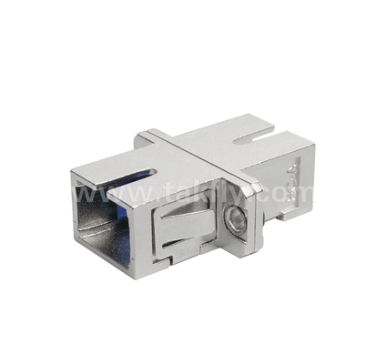 SC Simplex Metal Fiber Adaptör – Fiber Optik Kablo-Kablo ve Kablo-Ekipman Bağlantıları için Dayanıklı Metal Muhafaza, Düşük Ekleme Kaybı, Yüksek ve Düşük Sıcaklıklara Dayanıklı