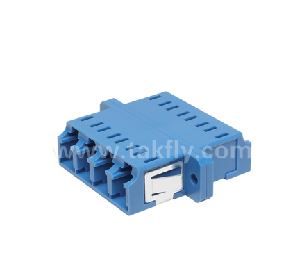 LC Quad Fiber Adaptörü ️ 4× LC Duplex, Uzay tasarrufu tasarımı, Kablodan Kableye ve Kablodan Ekipmana Bağlantı için