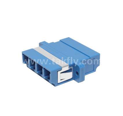LC Quad Fiber Adaptörü ️ 4× LC Duplex, Uzay tasarrufu tasarımı, Kablodan Kableye ve Kablodan Ekipmana Bağlantı için