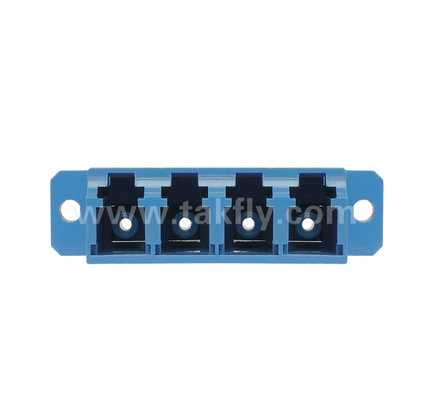 LC Quad Fiber Adaptörü ️ 4× LC Duplex, Uzay tasarrufu tasarımı, Kablodan Kableye ve Kablodan Ekipmana Bağlantı için