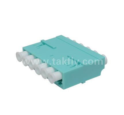 LC 6 Yollu Adaptör – 6'sı 1 arada LC Dubleks, Yüksek Yoğunluklu Fiber Adaptör, Veri Merkezi ve FTTx Yüksek Yoğunluklu Yama için Düşük Ekleme Kaybı
