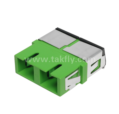 Ön kapaklı SC Duplex Adaptörü
