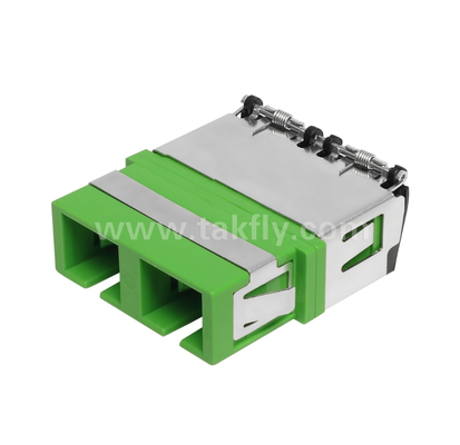 Ön kapaklı SC Duplex Adaptörü