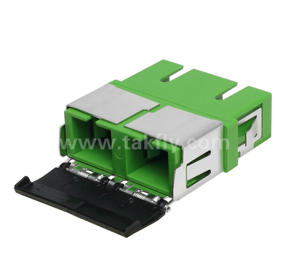 Ön kapaklı SC Duplex Adaptörü