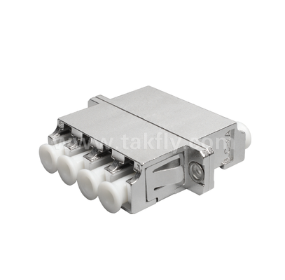 LC Quad Metal Adaptörü ¢ Yüksek yoğunluklu 4 portlu LC arayüzü, sağlam, düşük kayıp, yüksek ve düşük sıcaklığa dayanıklı