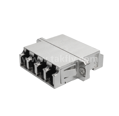 LC Quad Metal Adaptörü ¢ Yüksek yoğunluklu 4 portlu LC arayüzü, sağlam, düşük kayıp, yüksek ve düşük sıcaklığa dayanıklı