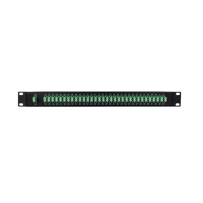 FTTx Veri Merkezi için OEM 1U 19 Inç 2x64 Raf Montajlı LC Fiber Optik PLC Ayırıcı