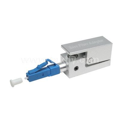 LC Square Type Bare Fiber Adapter – Epoxy‑Free, Reusable, Low Insertion Loss, for Optical Fiber Testing & Measurement Applications