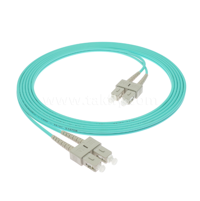 Güvenilir Optik Ağ Bağlantısı için SC-SC Simplex & Duplex Fiber Optic Patch Cord ¢ SM/MM