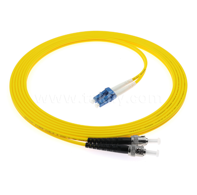 Güvenilir Optik Ağ Bağlantısı için LC-ST Simplex & Duplex Fiber Optic Patch Cord ¢ SM/MM