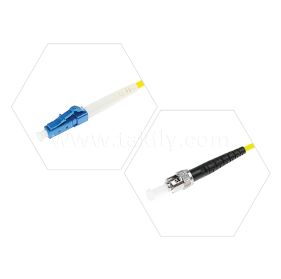 Güvenilir Optik Ağ Bağlantısı için LC-ST Simplex & Duplex Fiber Optic Patch Cord ¢ SM/MM