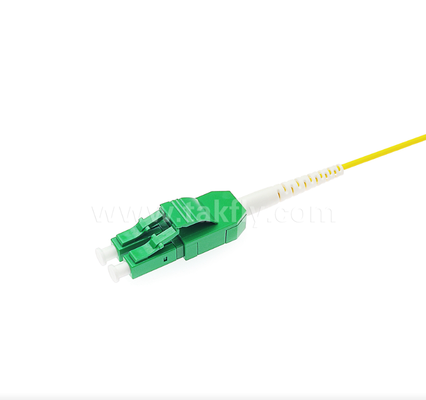 LC Uniboot Fiber Optic Patch Cord 1 tüplü 2 çekirdekli, kutup değişkenliği, sarı, kablo hacminin yarısını azaltır