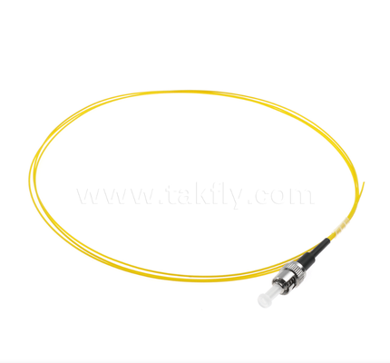 ST Fiber Optic Pigtail ️ Bir ucunda bağlantılı, diğerinde çıplak lif, Optik bitiş kutuları için, Splicing & Equipment Connection