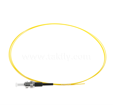 ST Fiber Optic Pigtail ️ Bir ucunda bağlantılı, diğerinde çıplak lif, Optik bitiş kutuları için, Splicing & Equipment Connection