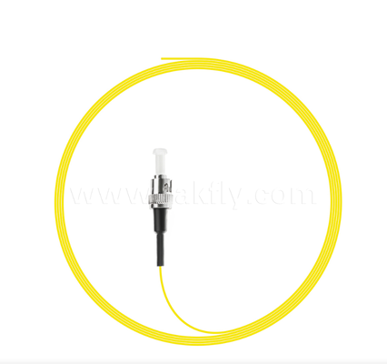 ST Fiber Optic Pigtail ️ Bir ucunda bağlantılı, diğerinde çıplak lif, Optik bitiş kutuları için, Splicing & Equipment Connection