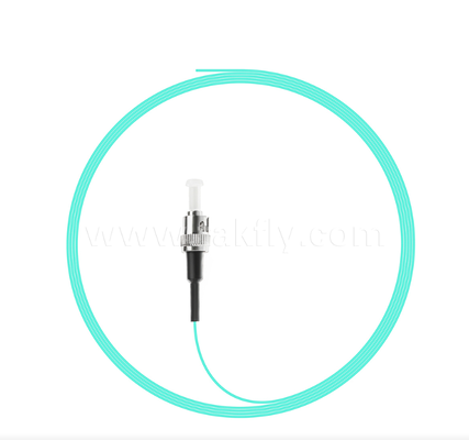 ST Fiber Optic Pigtail ️ Bir ucunda bağlantılı, diğerinde çıplak lif, Optik bitiş kutuları için, Splicing & Equipment Connection