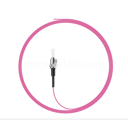ST Fiber Optic Pigtail ️ Bir ucunda bağlantılı, diğerinde çıplak lif, Optik bitiş kutuları için, Splicing & Equipment Connection