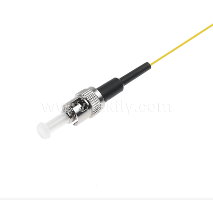 ST Fiber Optic Pigtail ️ Bir ucunda bağlantılı, diğerinde çıplak lif, Optik bitiş kutuları için, Splicing & Equipment Connection