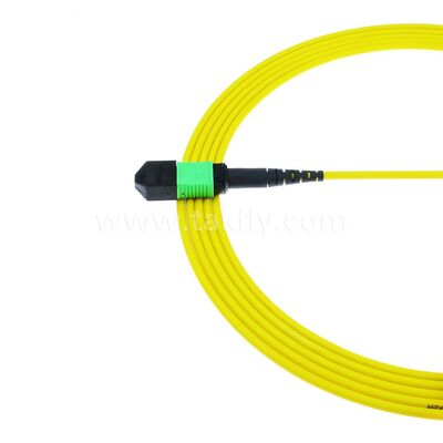 MPO MTP Patchcord SM Trunk Kablo 12F Veri Merkezi AI Telekom FTTX Kablolama için Fiber Optik