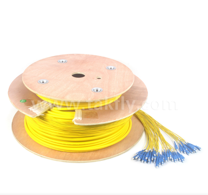 48 Çekirdekli SC‑SC Önceden Sonlandırılmış Patlama Kablosu – Yüksek Yoğunluklu, Özel Dağıtım Yapılandırmaları (Çıplak Fiber / 0,9 mm / 2,0 mm / 3,0 mm), Veri Merkezi ve İç Mekan/Dış Mekan Uygulamaları için