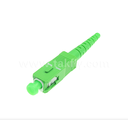 SC/APC Fiber Optik Konektör – Düşük Ekleme Kaybı, İtme-Çekme Tasarımı, FTTH Uyumlu