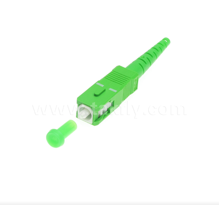 SC/APC Fiber Optik Konektör – Düşük Ekleme Kaybı, İtme-Çekme Tasarımı, FTTH Uyumlu